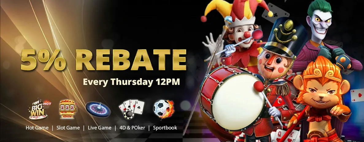 5% rebate every Thursday.